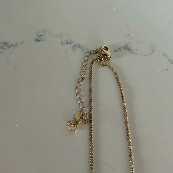 Beaded Chevron Boho Necklace Gold Tone Premier Designs - Picture 3 of 4